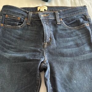 J. Crew Dark Blue toothpick women’s jeans